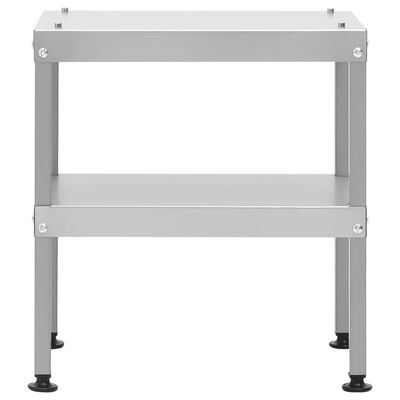 vidaXL kūpinātavas galds, 40x28x44,5 cm, cinkots tērauds