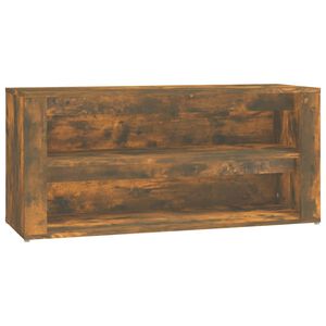 vidaXL apavu plaukts, ozolkoka krāsa, 100x35x45 cm, inženierijas koks