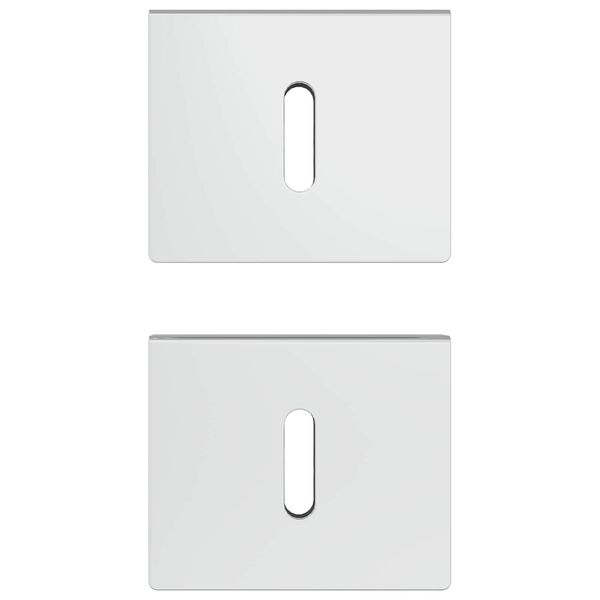 vidaXL Spoguļa turētāja kron&scaron;teins 2 pcs Niķelis 35 x 30 x 8,3 mm
