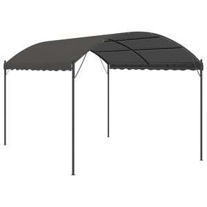 vidaXL dārza nojume, 3 x 4 m, antracītpelēka