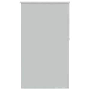 vidaXL rullo žalūzija gai&scaron;i pelēks 125x210 cm auduma platums 121,6 cm