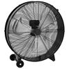 vidaXL industriāls ventilators, 77 cm, 187,7 W, melns