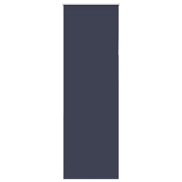vidaXL Rullo žalūzija tum&scaron;i zils 80x230 cm auduma platums 75,7 cm