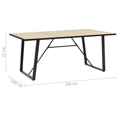 vidaXL virtuves galds un 10 krēsli, melna mākslīgā āda