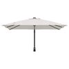 vidaXL Dārza parasols Bežs un melns 248.5 x 247.5 x 160 cm