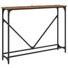 vidaXL Konsoles galds Vecs koks 102 x 23 x 75 cm Inženierijas koks