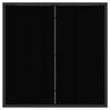 vidaXL Āra mēbeļu komplekts 5 pcs Melns un Anthracite 80 x 80 x 73 cm