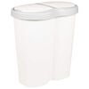 vidaXL Atkritumu tvertne Balts 48 x 30 x 51 cm PP