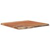vidaXL galda virsma, 60x60x2,5 cm, akācijas masīvkoks, kvadrāta forma