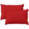 vidaXL Spilvenu pārvalks 2 pcs HOUTEN Sarkana 30 x 50 cm Viltots lins