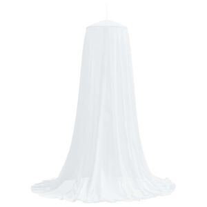 vidaXL Moskītu tīkls gultai 156 sieta 3 pcs Balts Poliesters