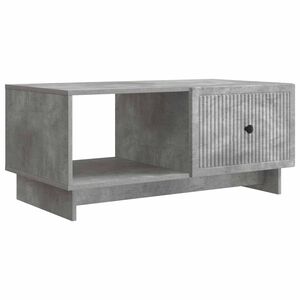 vidaXL Kafijas galdiņ&scaron; Betona pelēks 90 x 50 x 40 cm Inženierijas koks