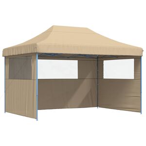 vidaXL Balles telts 279 x 410 x 315 cm Bē&scaron;a Oksforda audums