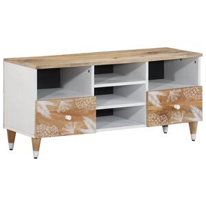 vidaXL TV skapis 100x33,5x46 cm Masīvkoka Mango
