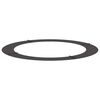 vidaXL piemērots plakana koka gredzenam Melna &Oslash;90 / 120 cm Tērauds