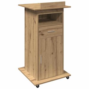 vidaXL Podijs Artisānā ozols Inženierijas koks 55 x 55 x 107 cm