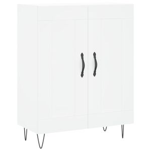 vidaXL kumode, balta, 69,5x34x90 cm, inženierijas koks