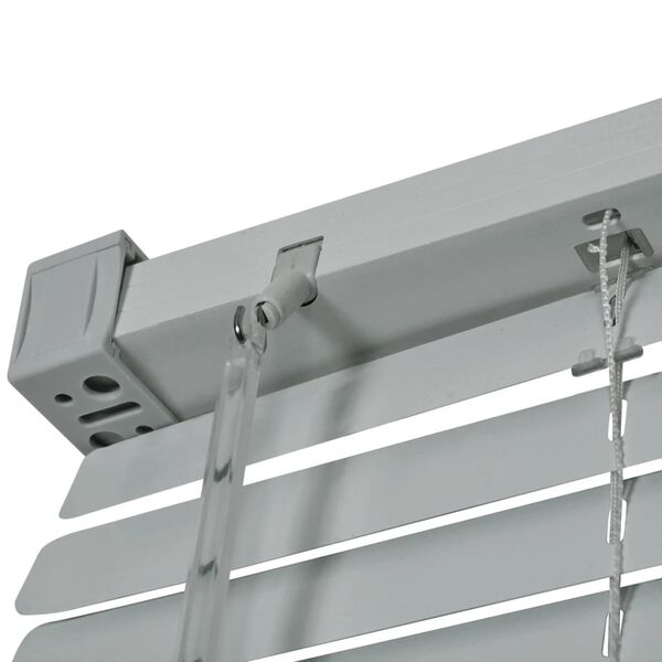 vidaXL žalūzijas, 100x130 cm, sudrabkrāsas alumīnijs