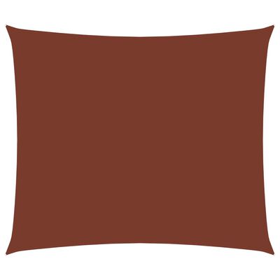 vidaXL saulessargs, taisnstūra, 2,5x4,5 m, sarkanbrūns oksforda audums
