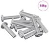 vidaXL Slēdzene skrūve Vienkrāsains 2647 pcs Sudraba Tērauds