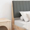 vidaXL Mīkstināts gultas galvgalis Tumši pelēks 80 cm