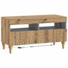 vidaXL LED TV skapītis Artisan Ozols Inženierijas koks