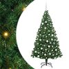 vidaXL Mākslīgā Ziemassvētku eglīte su 300 LED ar statīvu Zaļa 180 cm