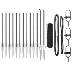 vidaXL Žoga āķis Pelēka