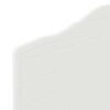 vidaXL Galvgalis ar galvas klāju Balts 90 cm Inženierijas koks