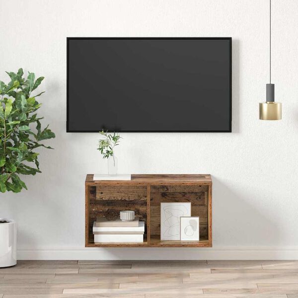 vidaXL TV skapīšu komplekts Vecs koks 37 x 37 x 72 cm