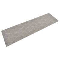 vidaXL virtuves paklājs, mazgājams, rombu apdruka, 45x150 cm, samts