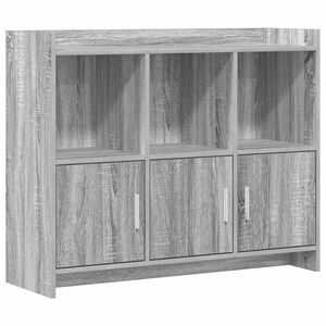 vidaXL Puse Pelēks Sonoma 98,5 x 33 x 80 cm Inženierijas koks