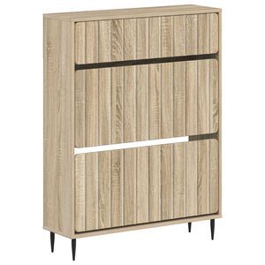 vidaXL Apavu skapis ZWOLLE 78 x 24 x 103 cm Inženierijas koks