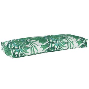 vidaXL Pale&scaron;u spilvens solam Ziedu raksts Lapu raksts 100 x 40 x 8 cm