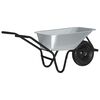 vidaXL Dēlis Sudrabs un melns 80 L 120 kg Cinkots tērauds