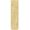 vidaXL grāmatu plaukts, 40x35x135 cm, priedes masīvkoks