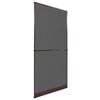 vidaXL Durbju siets Brūns un melns 100 x 215 cm