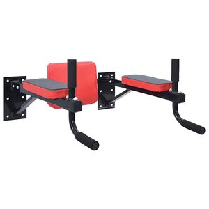 VidaXL Dip stacija Melns un sarkans 72,5 x 70 x 31 cm