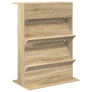 vidaXL Žurnālu statīvs Sonoma ozols 70 x 41 x 96 cm Inženierijas koks