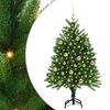 vidaXL Ziemassvētku eglīte Zaļa 120 cm PE