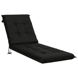 vidaXL Saulessarga spilvens GEMERT 100% poliesters Melns