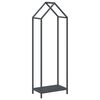 vidaXL malkas plaukts antracīts 40x25x120 cm auksti velmēts tērauds
