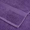 vidaXL du&scaron;as dvieļi SOLUND, 10 gab., violeti, 70x140 cm, 600 gsm