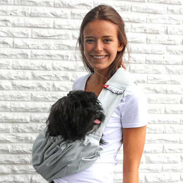 414555 4Lazylegs Pet Carrier "Pocket Canvas" Canvas 7 kg Grey 3027