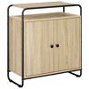 vidaXL Bufete Sonomas ozols 68 x 35 x 75 cm Koksnes izstrādājums