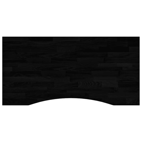 vidaXL galda virsma, gai&scaron;i brūna, ozola masīvkoks, taisnstūra