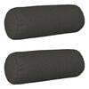 vidaXL Spilvenu pārvalks 2 pcs HEERLEN Tum&scaron;i pelēka &Oslash; 15 x 40 cm
