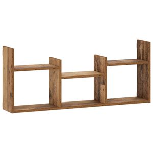 vidaXL Sienas plaukts Vecs koks 97.5 x 17 x 40 cm Inženierijas koks
