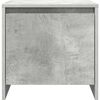 vidaXL naktsskapī&scaron;i, 2 gab., pelēki, 45x34x44,5 cm, inženierijas koks