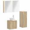 vidaXL Vannas istabas mēbeļu komplekts 4 pcs Sonomas ozols
